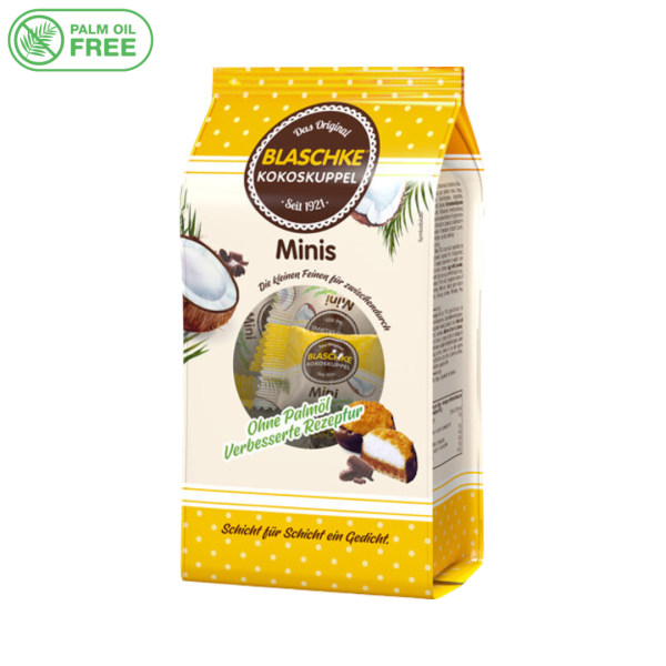Blaschke Kokoskuppel Minis Classic, ohne Palmöl, einzeln verpackt, 175 Gramm Packung